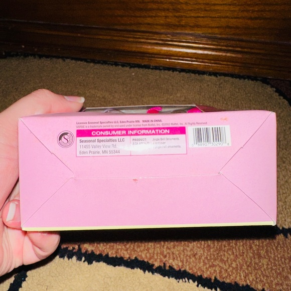 SOLD Barbie Y2K Christmas Ornament 2003 Jingle Bell Ornaments - Picture 6 of 7